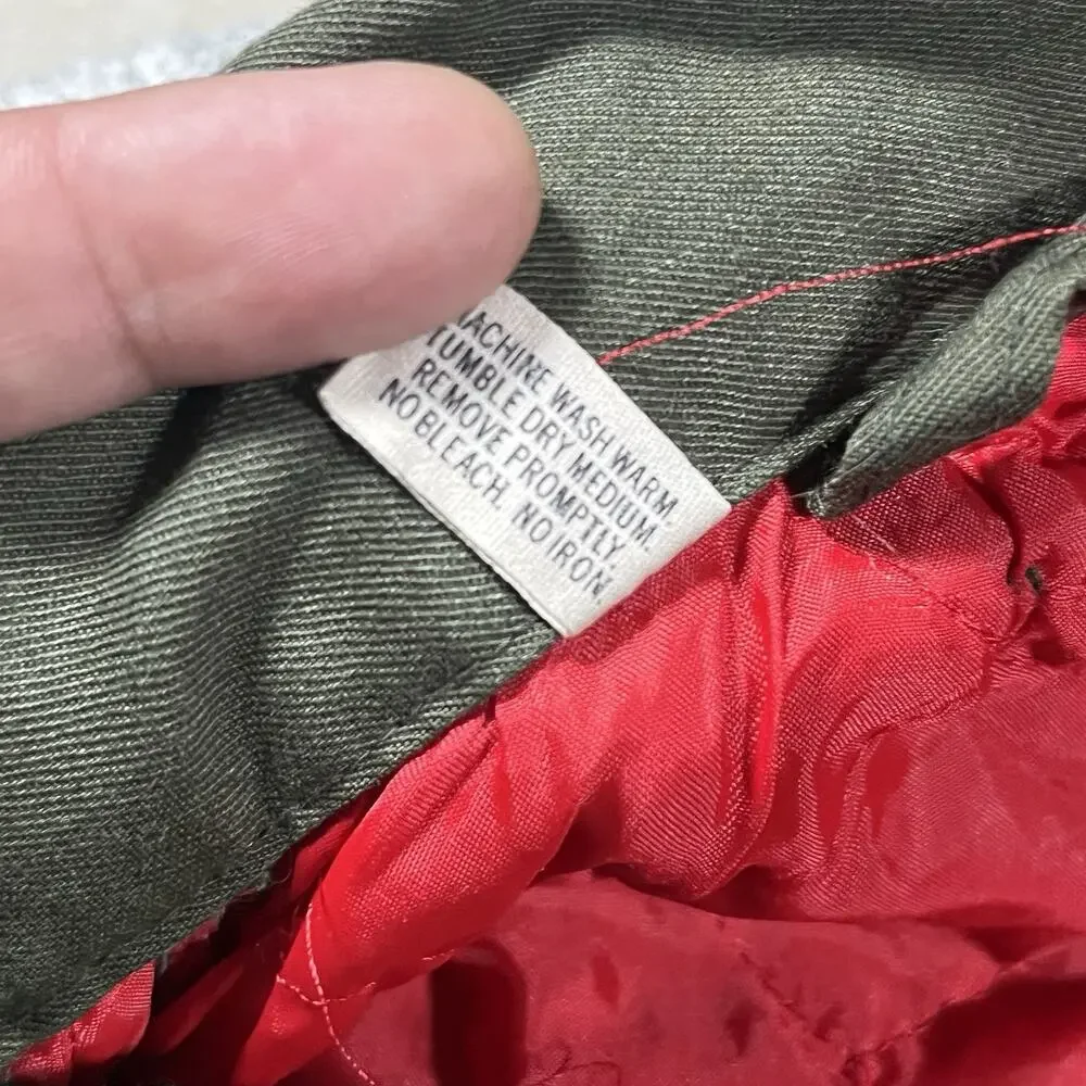 Oshkosh Bgosh Overalls Mens Green Olive VTG Union Insulated Lined Workwear W38